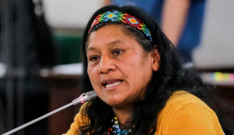 Senadora Aída Marina Quilcué Vivas, fórmula vicxepresidencial de Iván Cepeda Castro.